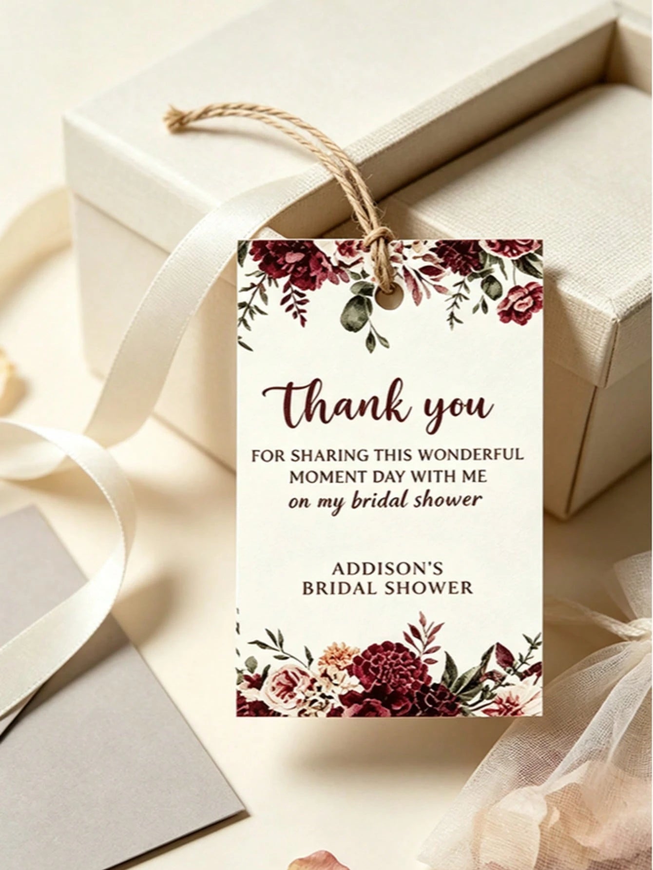 Customized Wedding Tags, Customized Gift Tags, Customized Christmas & Halloween Event Gift And Decoration Tags, Personalized Thank You Cards, Customized Party Decorations, Guest Gift Labels