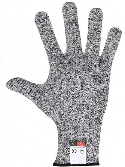 Cut-Resistant Gloves Level 5- HPPE Anti-Scratch For Kitchen, Glass Cutting, Gardening & Work
