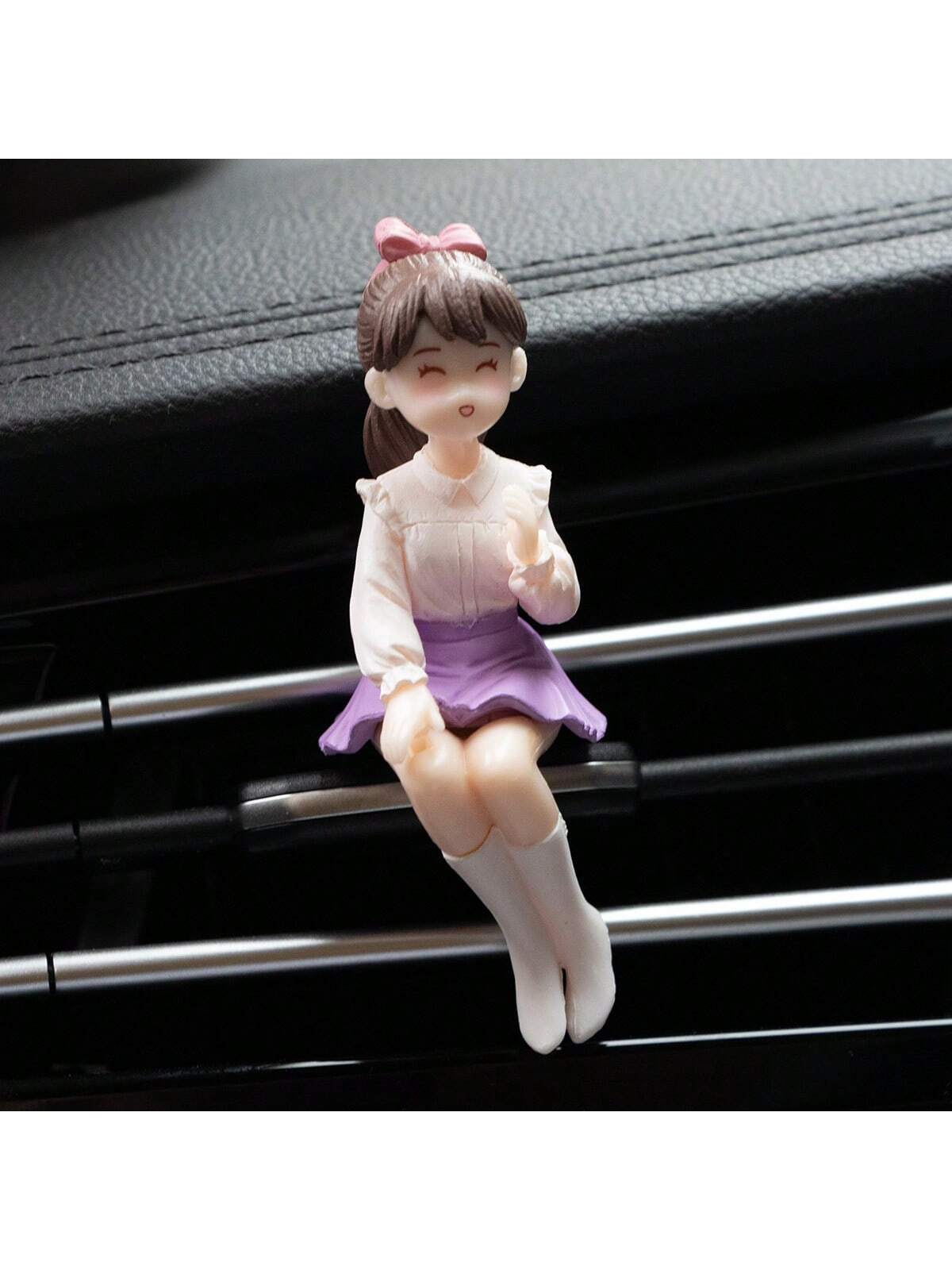 Cute Girls Friendship PVC Material Decorative Set, Suitable For Car Dashboard