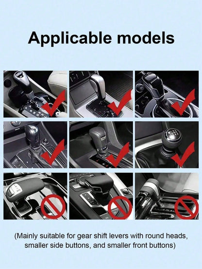 Cute Mini Hoodie Shift Knob Cover – Funny Car Gear Shifter Sweatshirt Sock – Universal Stretchy Protector For Auto Manual & Automatic Transmission – JDM Interior Decor & Gift For Car Lovers