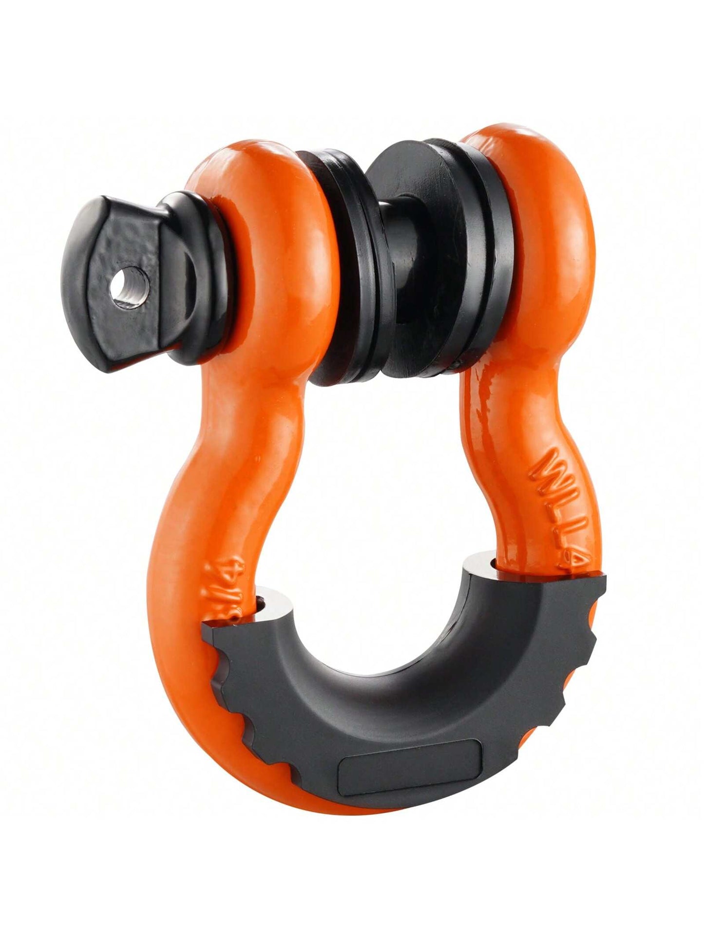 D-Ring Shackle, Synthetic Soft Shackle, Recovery Shackle, 2/4 Pack Alloy Steel Shackles Break Strength With Screw Pin, Isolators & Washers, With Extra Sleeves & Storage Bag For UTV, ATV, Trucks, Heavy