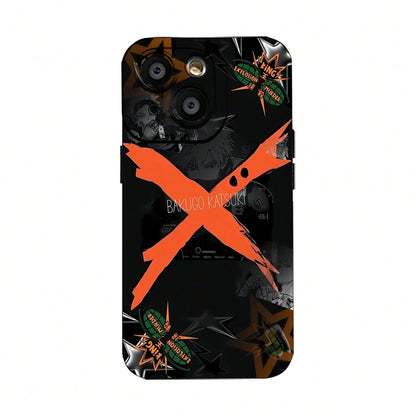 Dark Bakugo Katsuki Anime Explosion Collage Phone Case, 17 Pro Max Case, 17 Pro Case, Case, 16 Case, 16 Plus Case, 15 Case