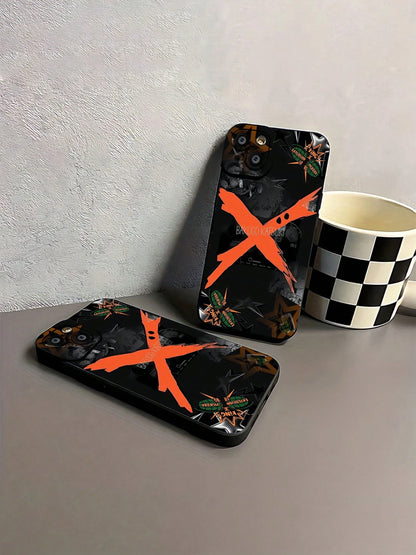 Dark Bakugo Katsuki Anime Explosion Collage Phone Case, 17 Pro Max Case, 17 Pro Case, Case, 16 Case, 16 Plus Case, 15 Case