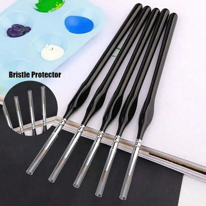Detail Paint Brush Set, 15pcs Miniature Painting Brushes Kit, Professional Mini Fine Paint Brushes Set With Carrying Case, Suitable For Acrylic, Oil, Watercolor, Face, Nail, Scale Model Painting