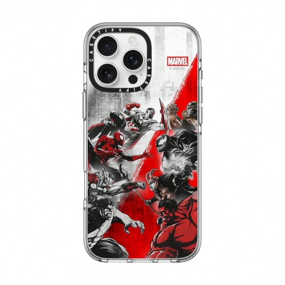 Disney Phone Case Co-Brand Marvel Spider-Man Series Magnetic Drop-Proof Case For 13 14 15 17 16 Pro Max Air Plus Protect Cover.Holiday Accessories.