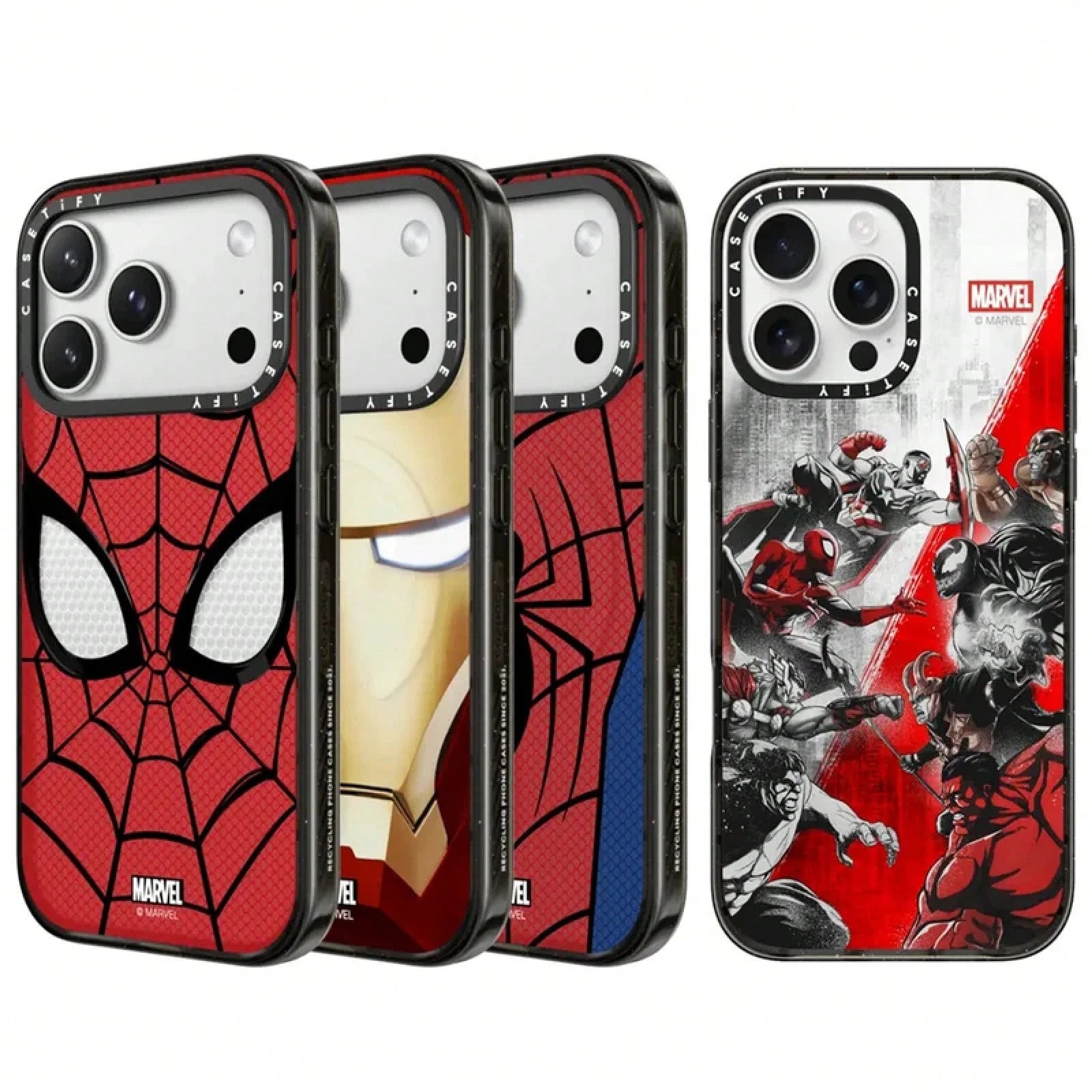 Disney Phone Case Co-Brand Marvel Spider-Man Series Magnetic Drop-Proof Case For 13 14 15 17 16 Pro Max Air Plus Protect Cover.Holiday Accessories.