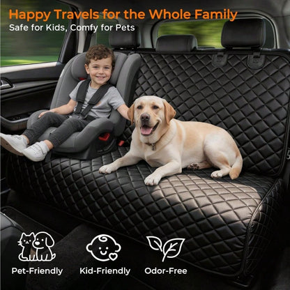 Dog Car Seat Cover For Back Seat- Waterproof Car Seat Protector For Child Carseat & Pets, Nonslip Car Seat Covers For Cars, SUVs & Small Trucks