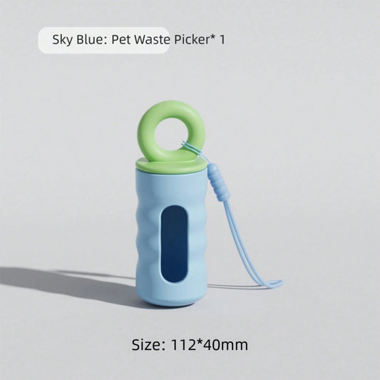 Dog Poop Bag Holder Shell, Portable Pet Waste Bag Dispenser, Hanging Garbage Bag Organizer, Outdoor Walking Accessory For Puppy & Dog
