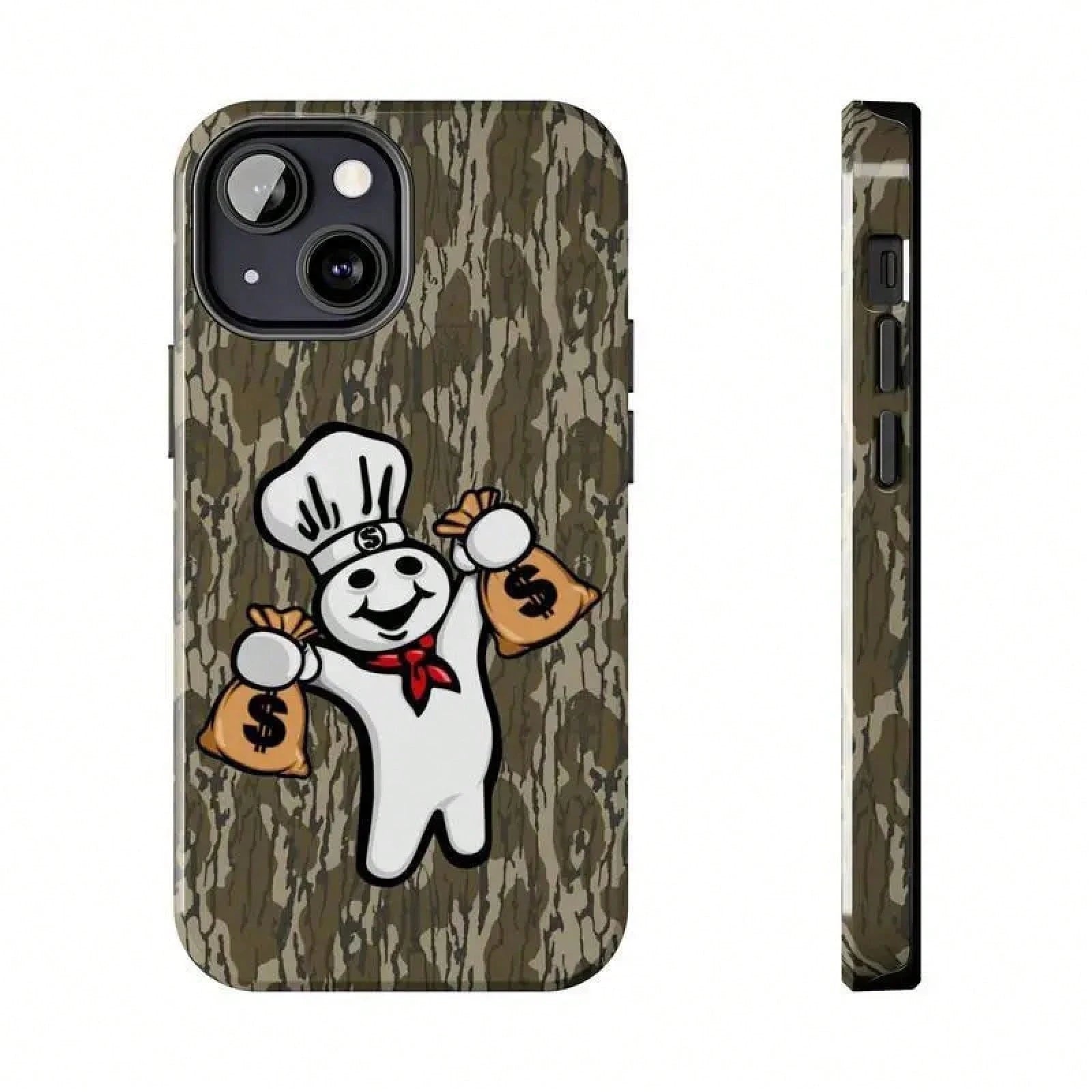 Dough Boy Camo Tough For 17/ Case 11, 12, 13, 14, 15, 16, 17 Pro, Plus, Mini, Promax