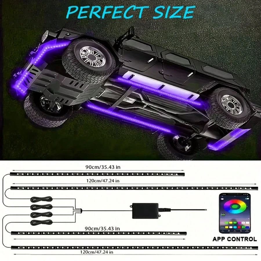 Dreamy Back-To-School Gift: GM Replacement LED Light Strips, Undercarriage Trim Lighting Kit