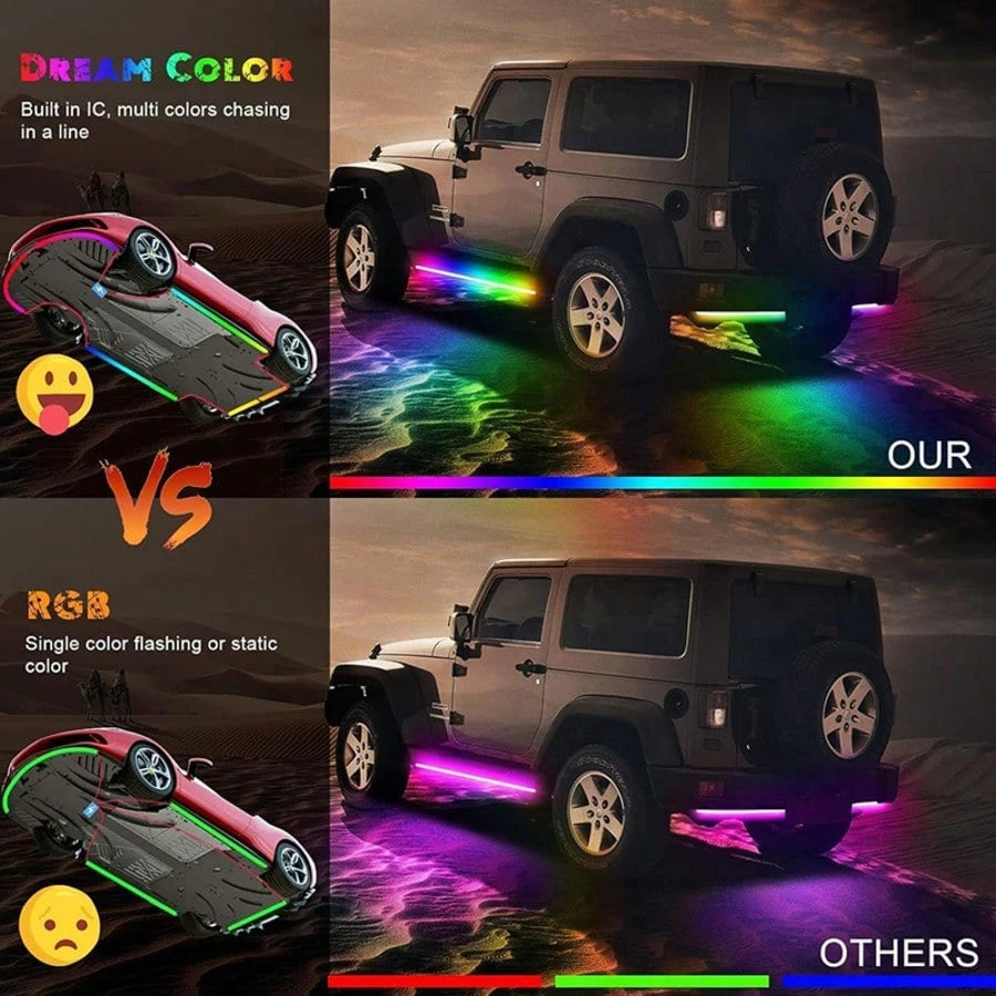 Dreamy Back-To-School Gift: GM Replacement LED Light Strips, Undercarriage Trim Lighting Kit