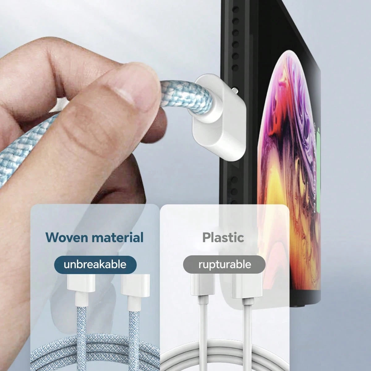 Durcord [MFi Certified] 1pc/4pcs, 1m/3.28ft/39.37in Charging Cable, Multi-Color USB Fast Charging Cable, Nylon Braided Data Charging Cord, Compatible With IPhone 14/13/12/11 Pro Max/XS Max/XR/XS/X/8/7