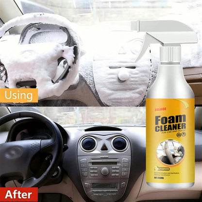 EELHOE Foam Cleaner Multi-Surface Upholstery Cleaner Car Interior Seats Stain Remover Odor Eliminator No-Rinse Formula Quick Dry