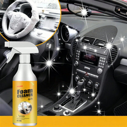EELHOE Foam Cleaner Multi-Surface Upholstery Cleaner Car Interior Seats Stain Remover Odor Eliminator No-Rinse Formula Quick Dry
