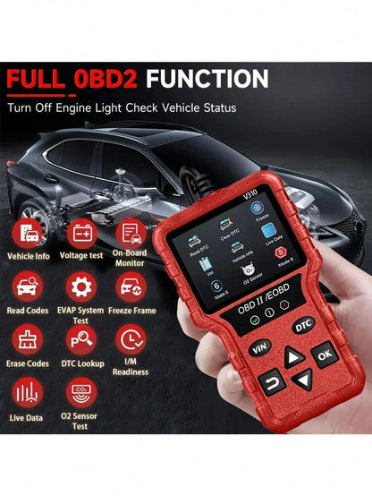 Enhanced OBD2 Scanner Vehicle Code Reader Check Engine Light Fault Reader Diagnostic Scan Tool Automotive OBD II Scanner
