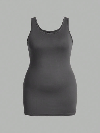 Essnce 3 Pcs/Set Plus Size Women's Summer Fashion Casual Sports Commuting Versatile Tank Top