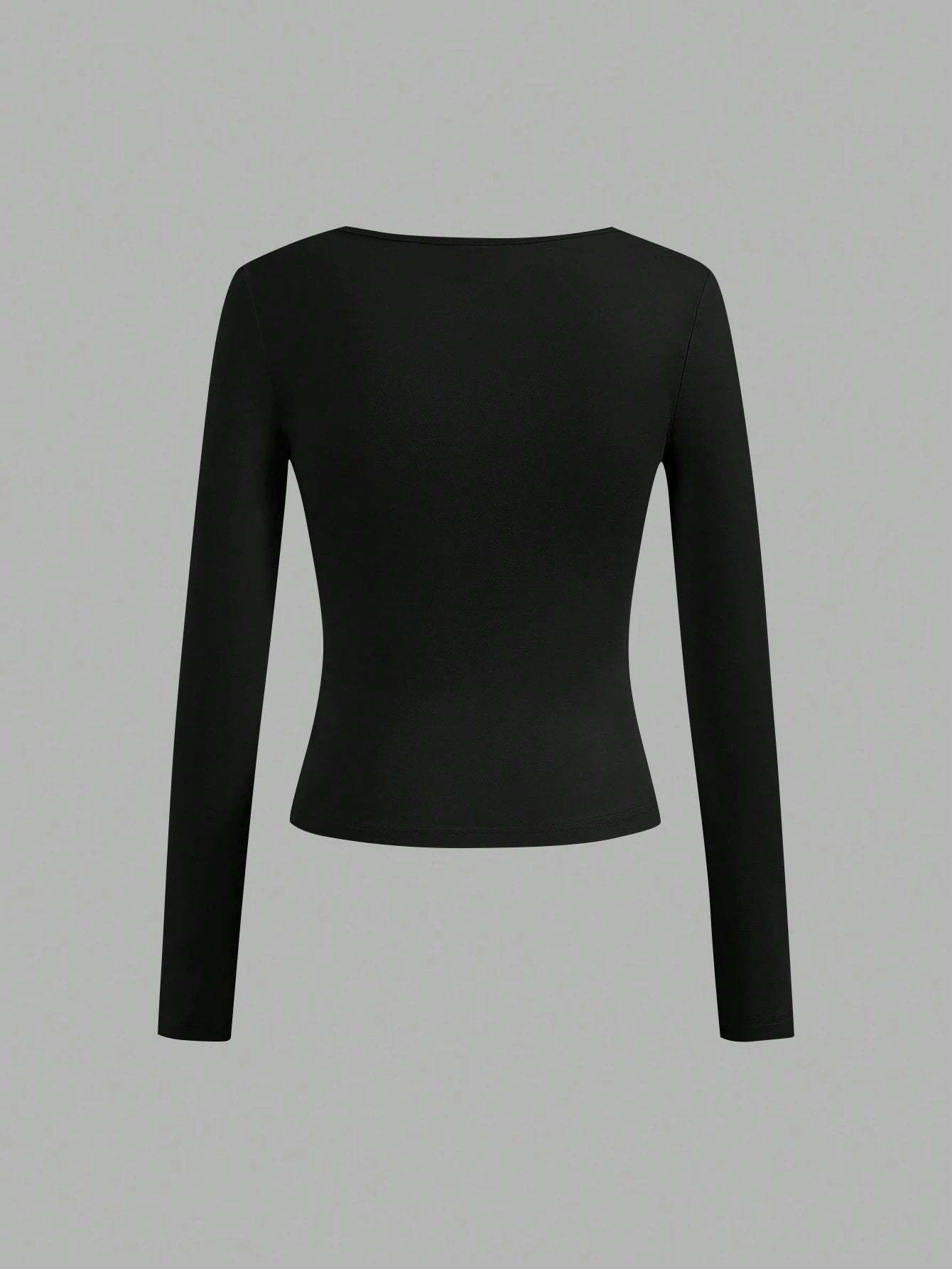 Essnce 4pcs/Set Casual Minimalist Multi-Color Slim Fit Crew Neck Long Sleeve Tees For Women, Autumn/Winter
