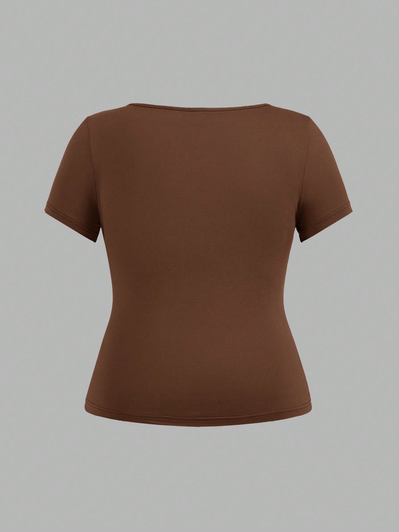 EZwear 3pcs/Set Crew Neck Short Sleeve Cropped Casual T-Shirt Pullover, Suitable For Summer, Plus Size Suitable For Going Out