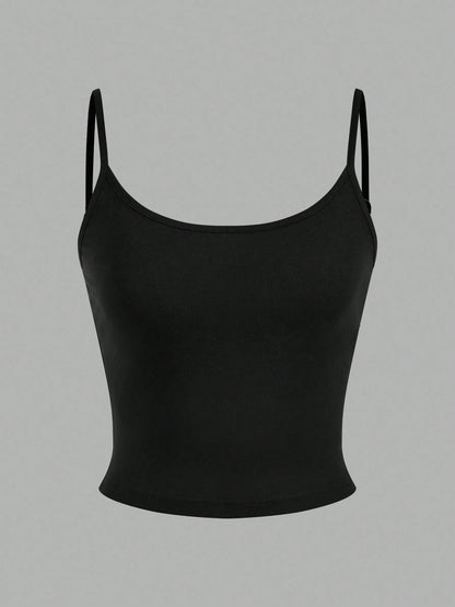 EZwear 4pcs Women's Cropped Casual Camisole Set Spring