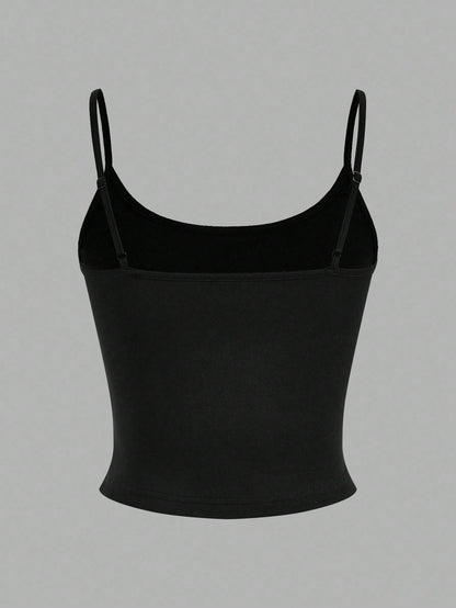 EZwear 4pcs Women's Cropped Casual Camisole Set Spring