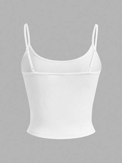 EZwear 4pcs Women's Cropped Casual Camisole Set Spring