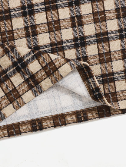 EZwear Plaid Print Cami Dress,Tea Party Dress,Summer Dresses For Women