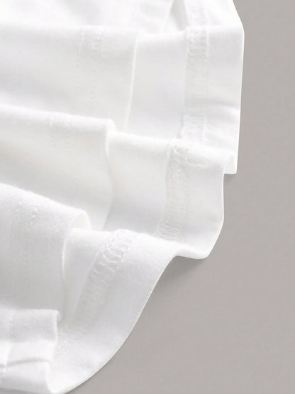 EZwear Summer Going Out Mock Neck Ruched Side White Summer Tank Top
