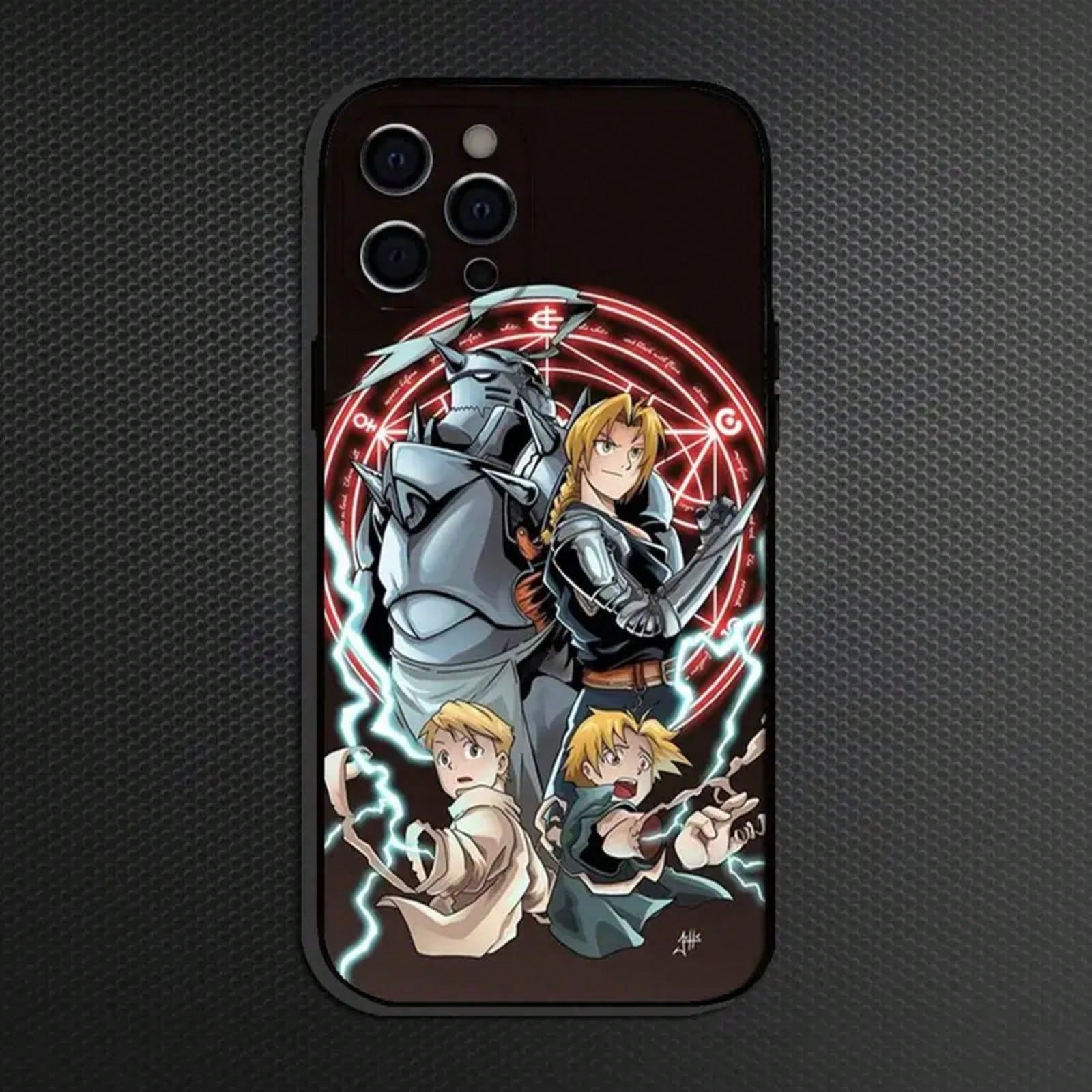 F-Fullmetal A-Alchemist Brotherhood Phone Case For IPhone 16,15,14,13,12,11 Plus,Pro Max, Others Soft Black Cover