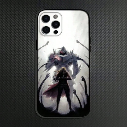 F-Fullmetal A-Alchemist Brotherhood Phone Case For IPhone 16,15,14,13,12,11 Plus,Pro Max, Others Soft Black Cover