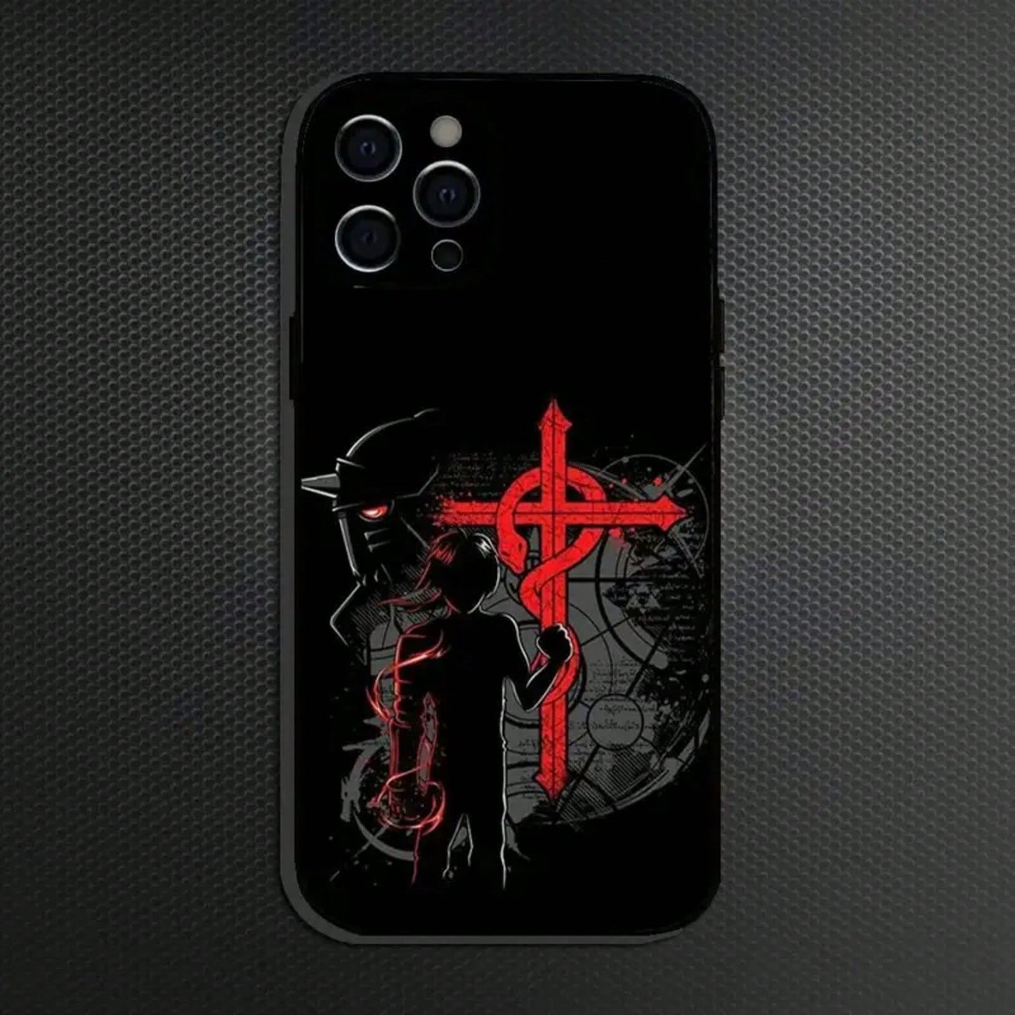 F-Fullmetal A-Alchemist Brotherhood Phone Case For IPhone 16,15,14,13,12,11 Plus,Pro Max, Others Soft Black Cover