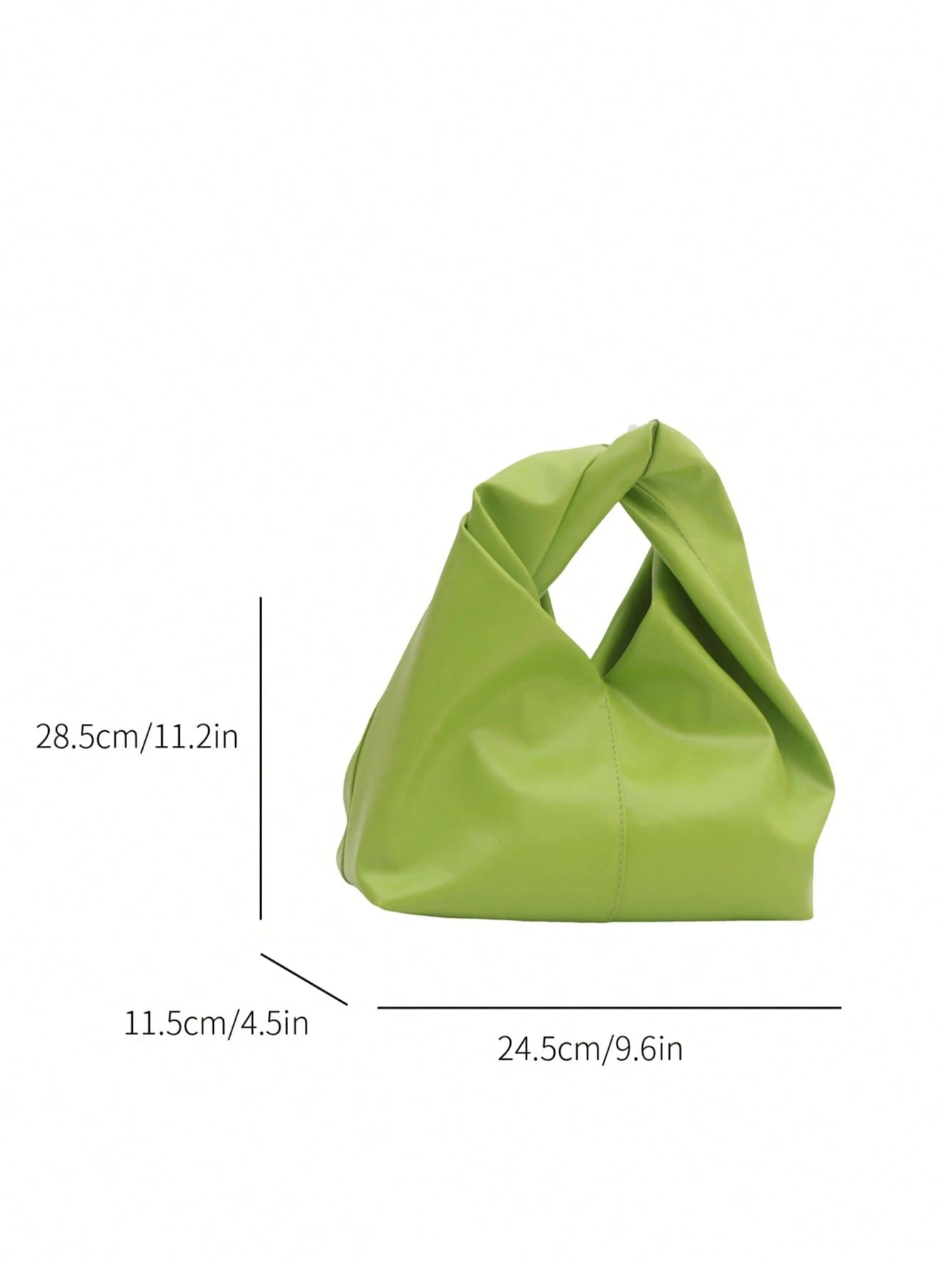 Fashionable Versatile Solid Color New PU Shoulder Bag, Casual Minimalist Textured Baguette Small Handbag For Women