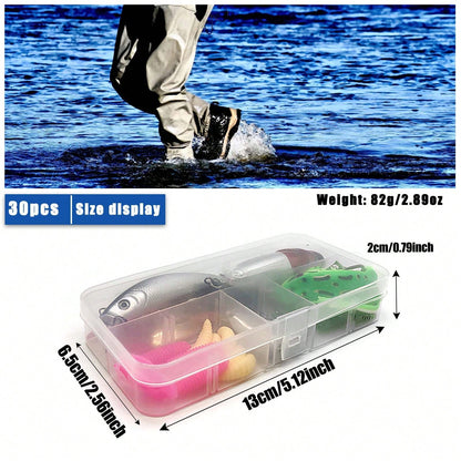 Fishing Lures Kit 30/83/133/110/139/302pcs/Set For Topwater Bait Rigs Tackle Kit For Bass Trout Salmon Fishing Accessories Far Throw Lure Set