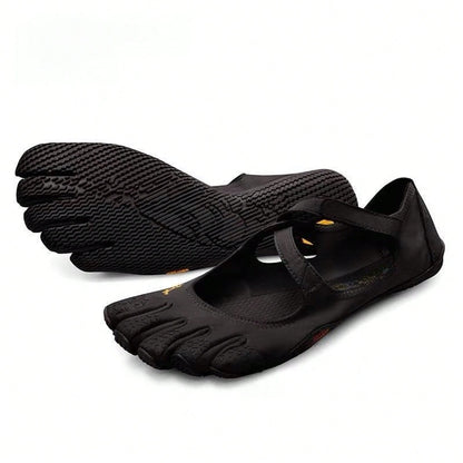 FiveFingers Pink Mesh Ballet Flats: Breathable Barefoot Comfort With Stylish Split-Toe Design, Ballet Core
