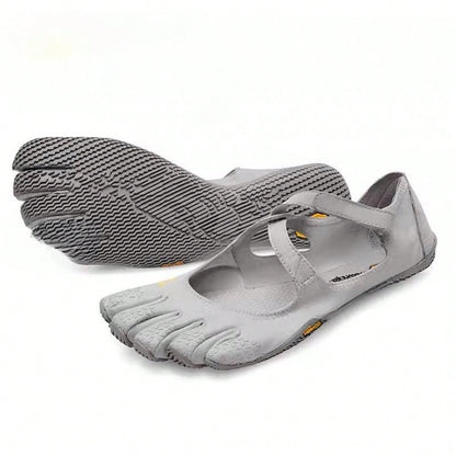 FiveFingers Pink Mesh Ballet Flats: Breathable Barefoot Comfort With Stylish Split-Toe Design, Ballet Core