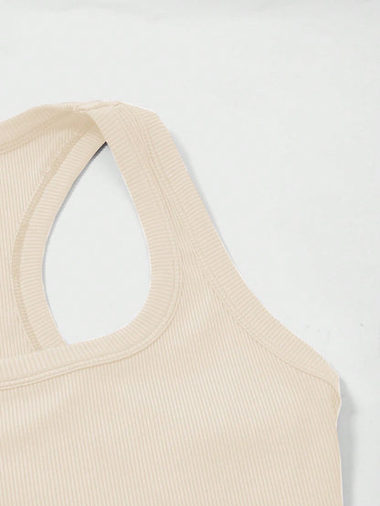 Floreya Square Neck Camisole Top For Women, Casual Slim Fit Sleeveless Crop Top, Versatile For Summer, Autumn & Spring