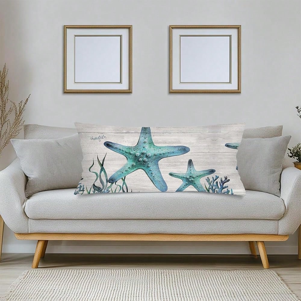 Foggy Forest Throw Pillow Cover FQueen Size Set Of 2,White G Reen Lumbar Pillow Case Decorative Standard Pillows Cases With Zipper,Farmhouse Pillows Case Farmhouse Cushion Covers For Bed,Sofa,20\X30\