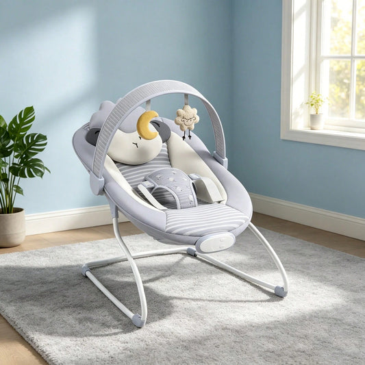 Foldable Baby Bouncer Rocker,Lightweight Infant Seat For 0-6 Months Up To 20 Lbs,Indoor Outdoor Travel,Thanksgiving Halloween Christmas Holiday Gift