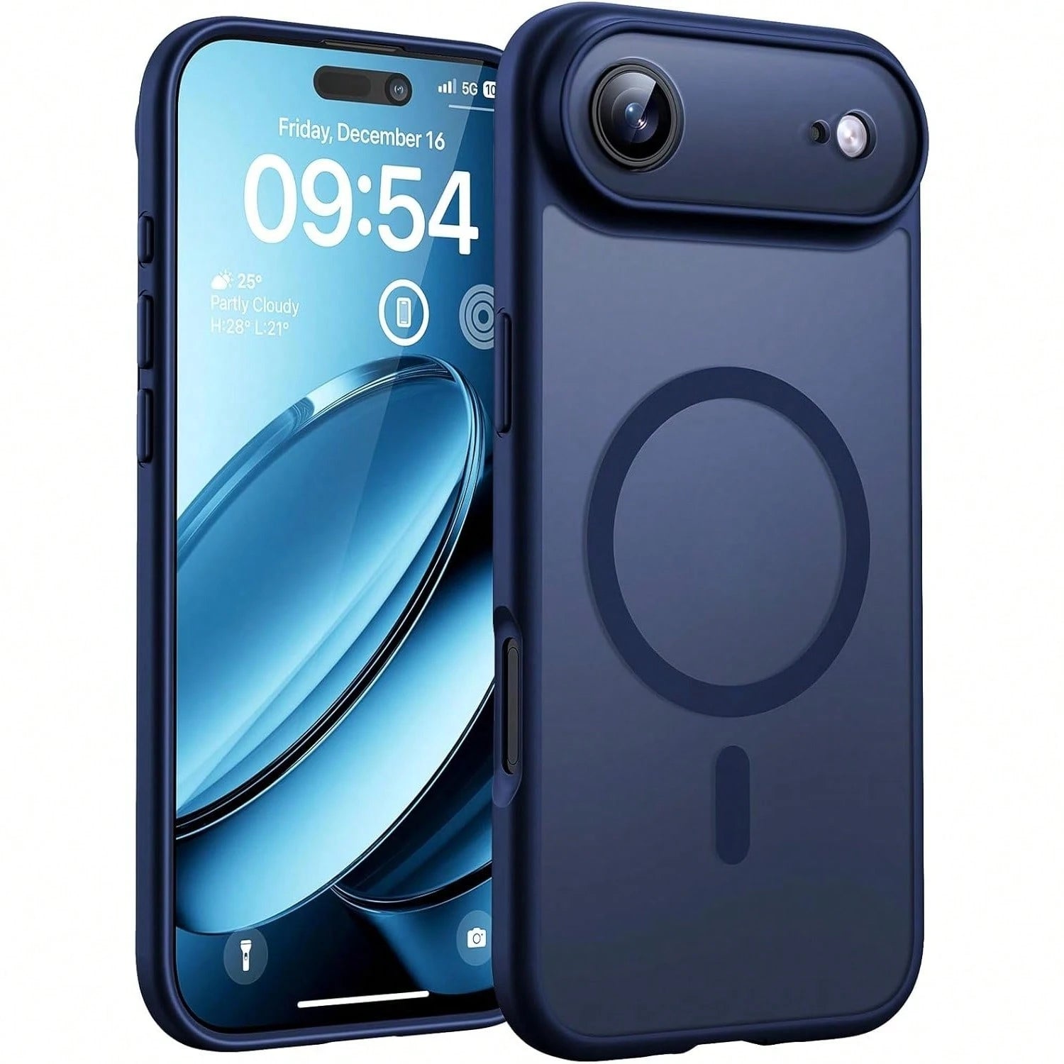 For Iphone17 Pro Max Case, Magnetic Semi-Transparent Matte Phone Case Compatible With Iphone17 Pro, Iphone17 Air, Iphone16E, Iphone15 Pro, Iphone14 Plus, Iphone13 Pro, Iphone12 Pro Wireless Cha
