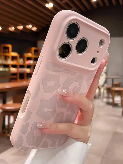 Full Coverage Anti-Drop Soft Black Leopard Print Phone Case Compatible With IPhone 17 Pro Max/17 Pro/17/16 Pro Max/16/16 Pro/16 Plus/15/15 Pro Max/15 Pro/15 Plus/11/12/13/14 Pro Max/12 Pro/12 Pro Max