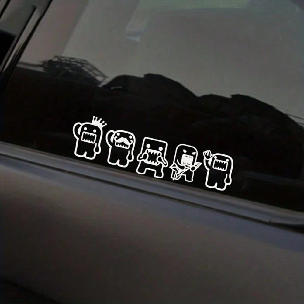 Fun Reflective Car Stickers, Waterproof Decorative Decals For Car Side Windows, Rear Windshield, Electric Scooter, Motorcycle, Laptop