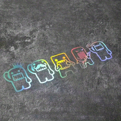 Fun Reflective Car Stickers, Waterproof Decorative Decals For Car Side Windows, Rear Windshield, Electric Scooter, Motorcycle, Laptop