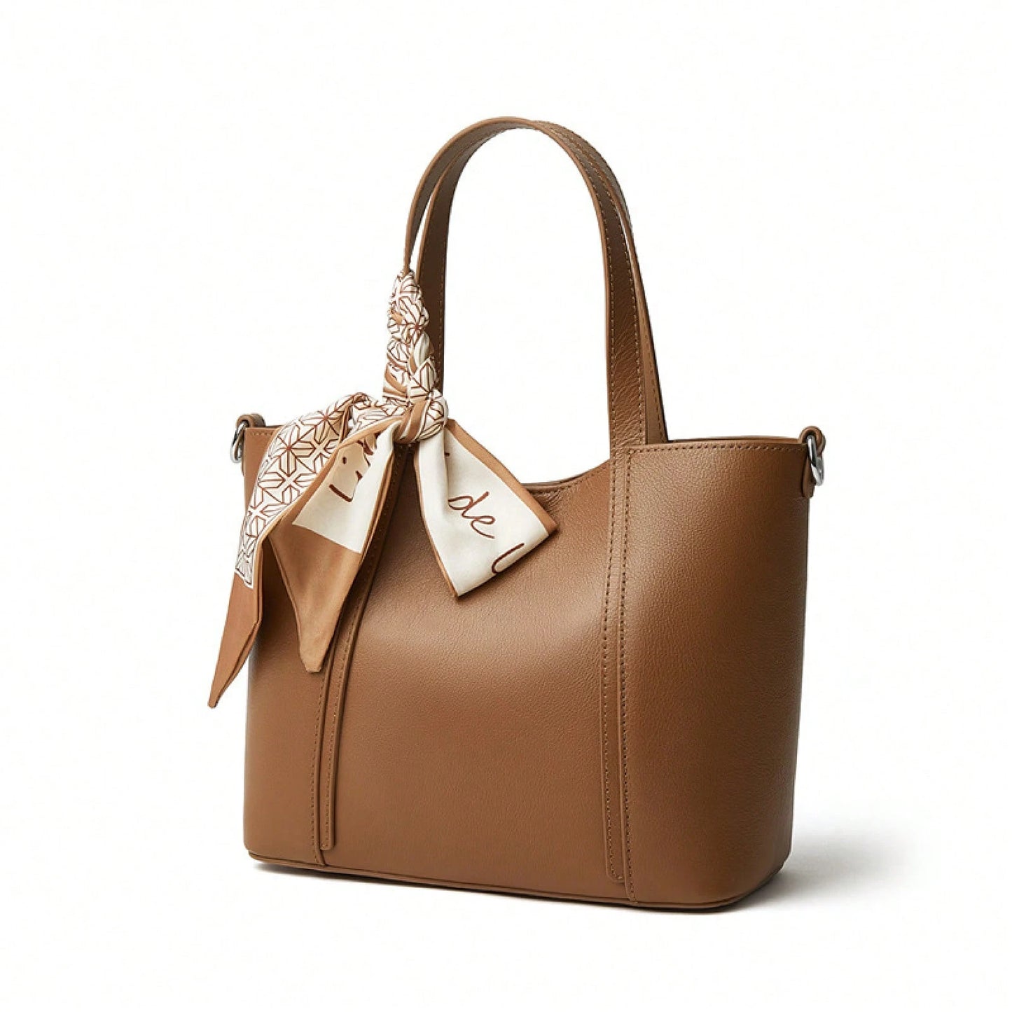 Genuine Leather Women's Bag 2025 New Fashion High-End Tote Bag Handbag Commuter Women's Bag Ladies Shoulder Crossbody Bag