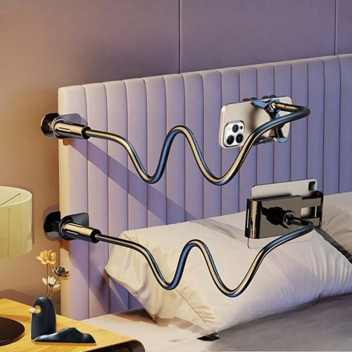 GICOOK TV Stand Mobile Phone Stand Thick Bathroom TV Stand With 360° Direction Angle Adjusted Freely Table Stand For Office Home Use Phone Holder Bed Bedroom