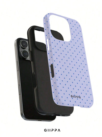 GIIPPA Soft And Cute White Polka Dot Phone Case, Y2K Style, Compatible With IPhone 17/16/15/14/13/12/11 Pro Max