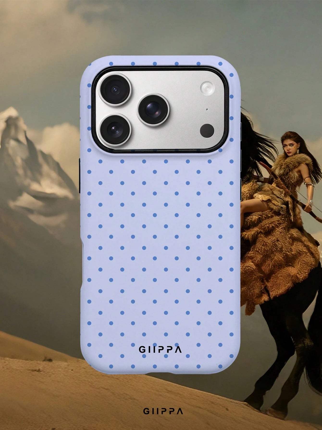 GIIPPA Soft And Cute White Polka Dot Phone Case, Y2K Style, Compatible With IPhone 17/16/15/14/13/12/11 Pro Max