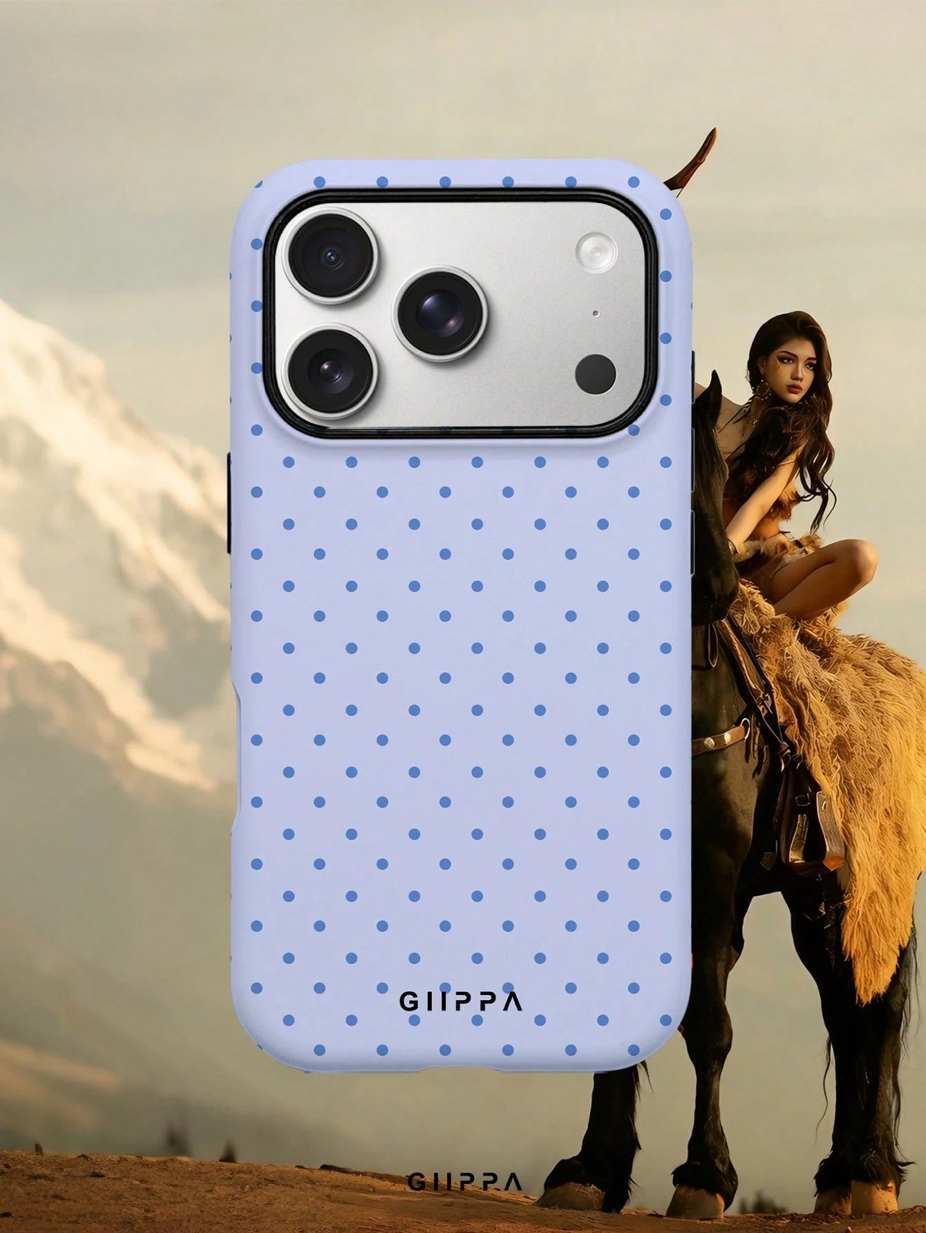 GIIPPA Soft And Cute White Polka Dot Phone Case, Y2K Style, Compatible With IPhone 17/16/15/14/13/12/11 Pro Max