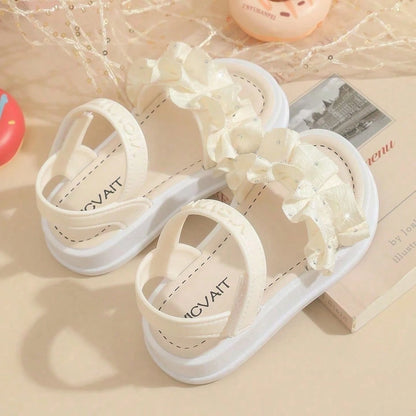 Girls' Fashion Ruffle Trim Cute Sunny Sandals