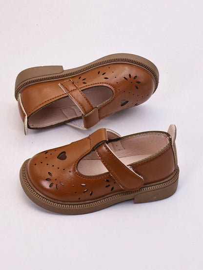 Girls' Loafers T-Strap Shoes 2025 Spring/Autumn New Style Little Girls Baby Children Princess Shoes Soft Sole Anti-Slip Breathable Shoes Girls' Mary Jane Shoes
