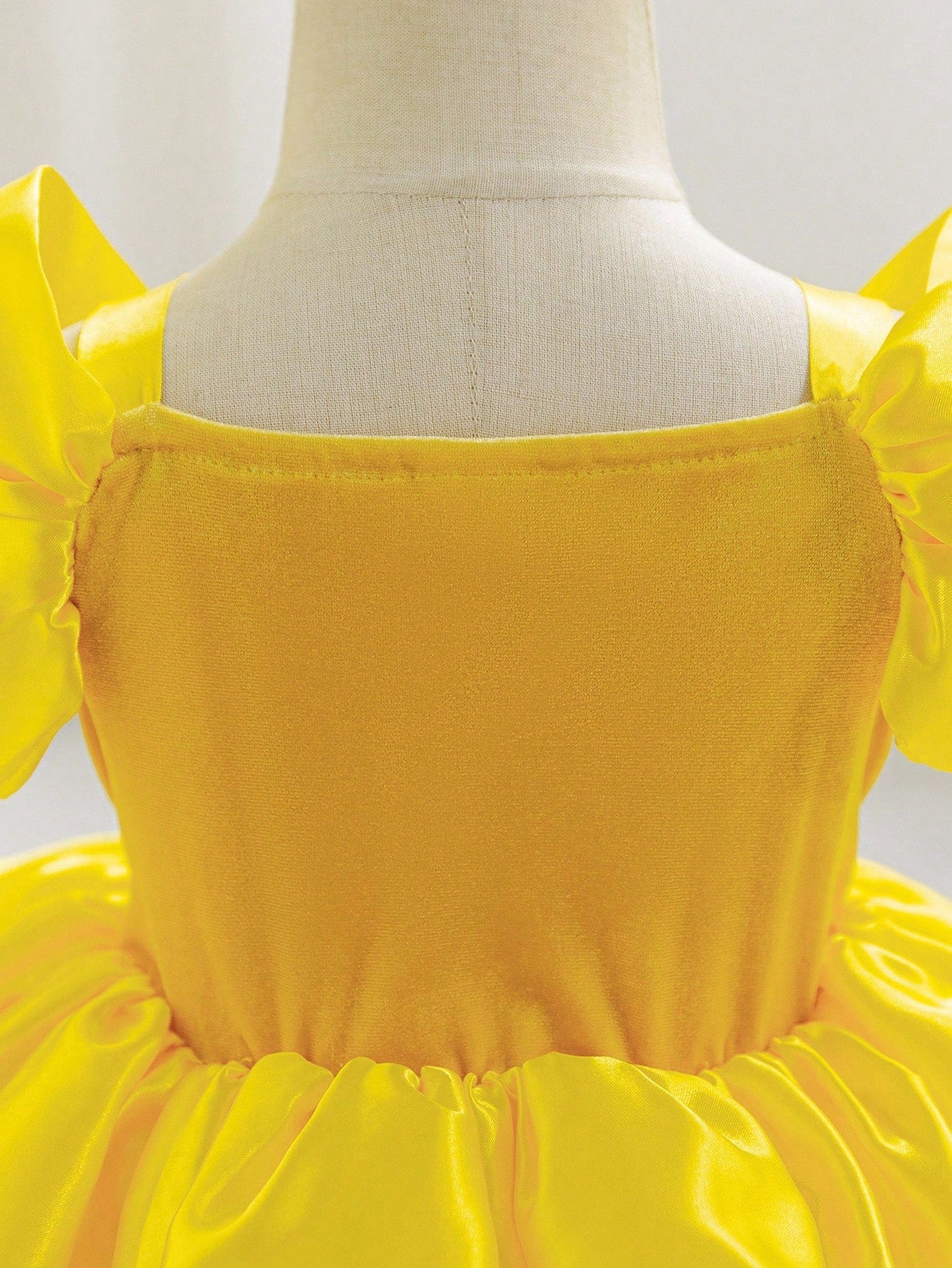 Glamorique Kids Baby Girl Princess Tulle Dress,Golden Yellow Summer Elegant Birthday Partywear With Lace,Red Gemstone,Red 3D Rose,Wedding Holiday Party Dress