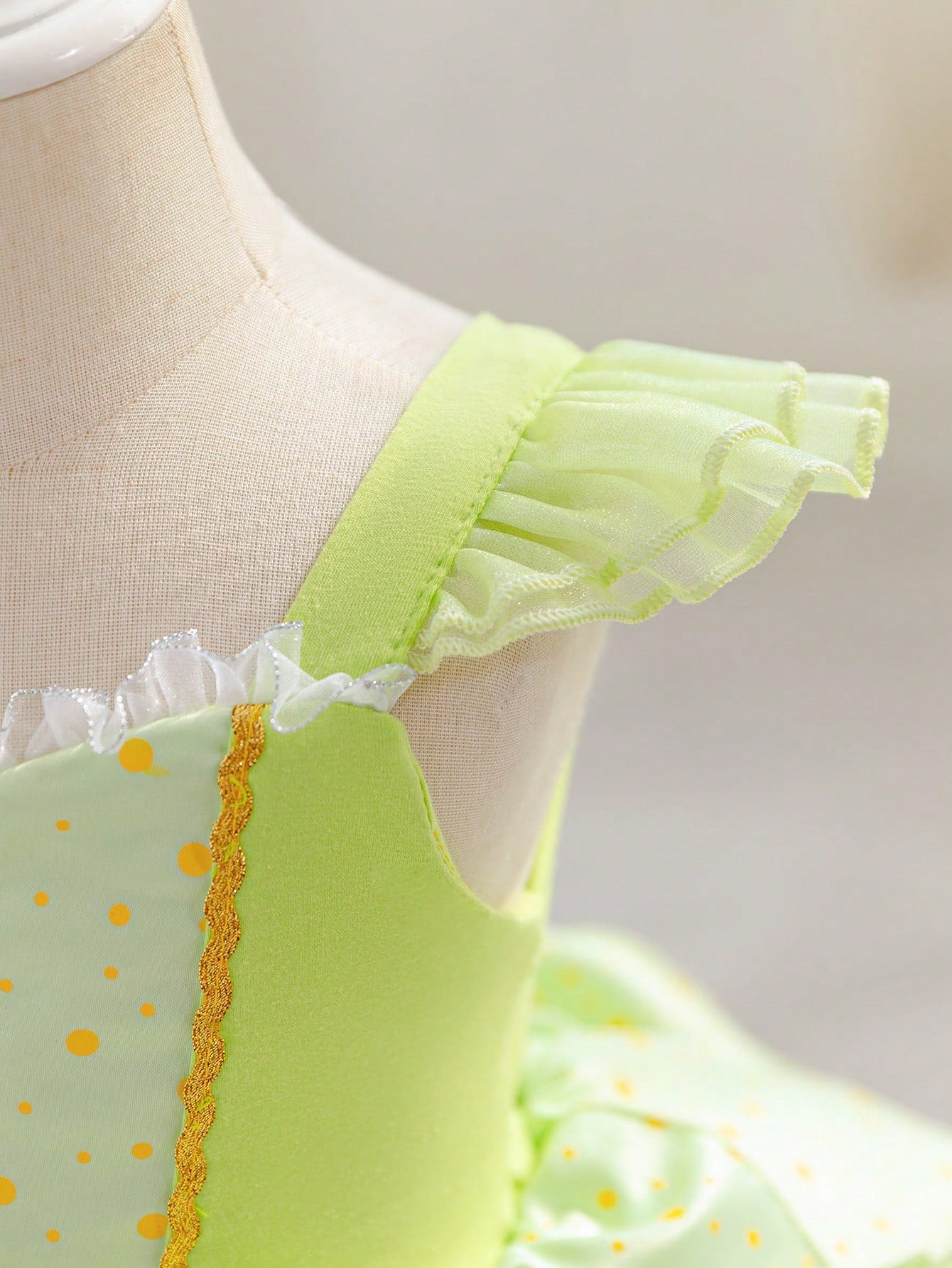 Glamorique Kids Baby GirlPrincess Green Mesh Dress, Party Wear, Birthday Party, Wedding Holiday Formal Gown, Elegant Dress, Middle East, Europe